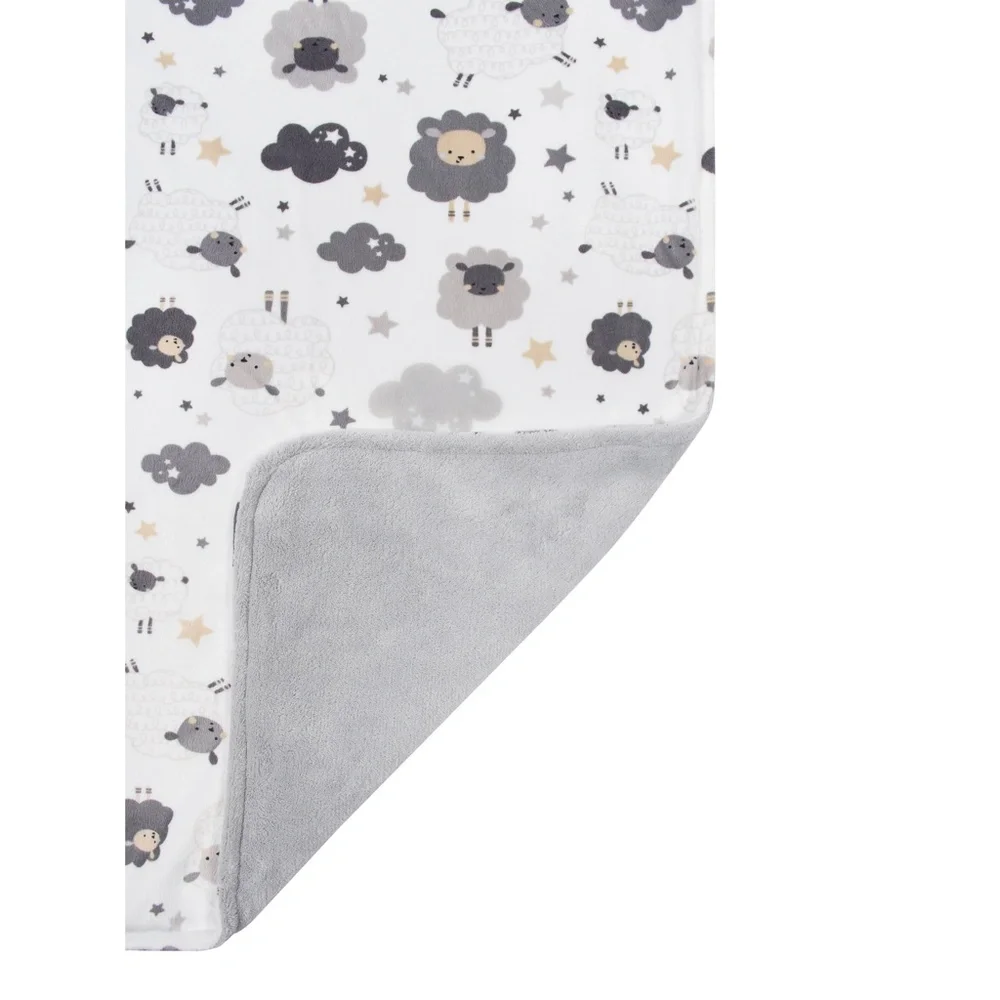 Parent's Choice Soft Plush Sheep Blanket - Picture 3 of 4